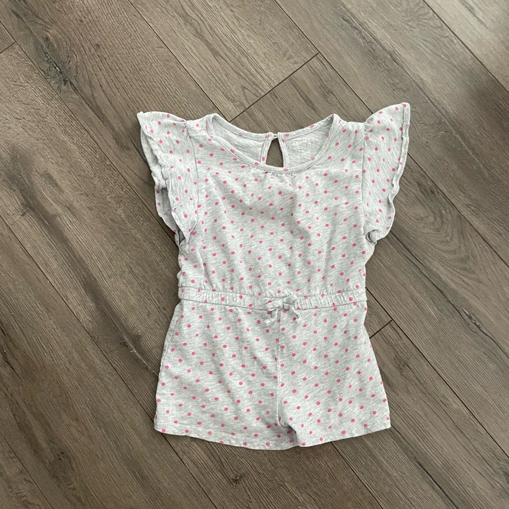 Polka dot romper